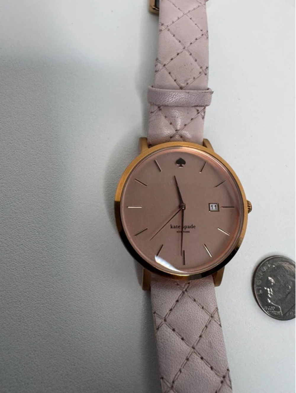 Kate Spade New York watch pink quilted - Picture 4 of 11